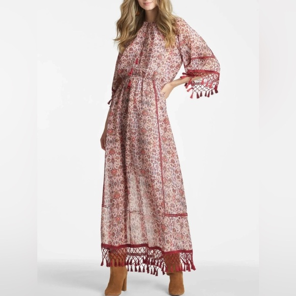 SACHIN & BABI Lynley Floral Peasant Dress XL - Picture 1 of 16